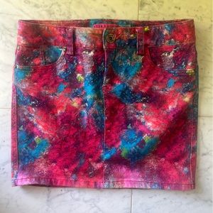 Alice + Olivia Denim Mini Skirt